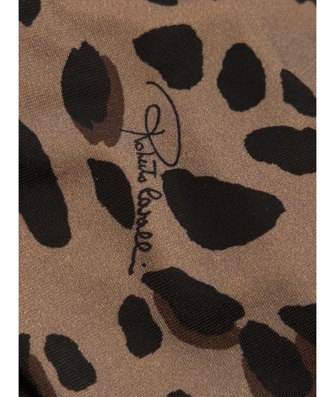 ROBERTO CAVALLI Мульти полиамидовое вечернее платье, фото 6