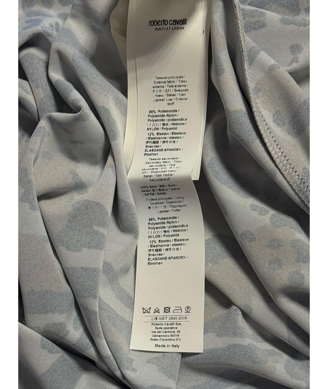 ROBERTO CAVALLI Мульти полиамидовое вечернее платье, фото 4