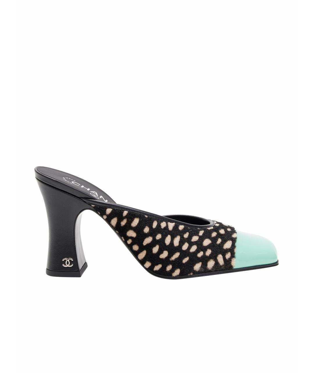 CHANEL Черные кожаные туфли, фото 1