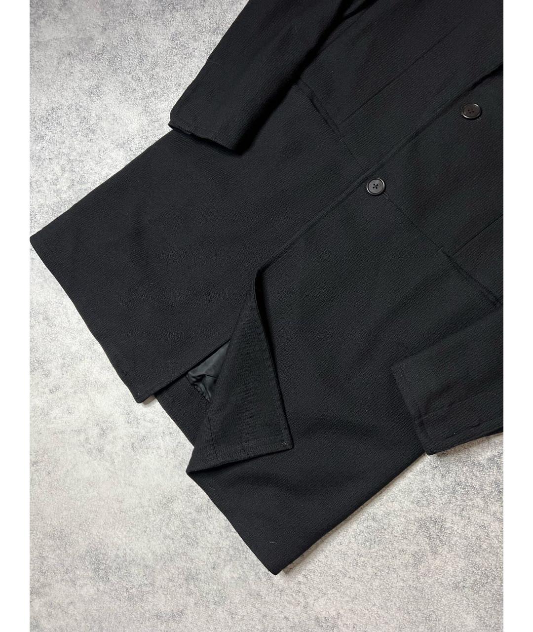 DUNHILL Черное шерстяное пальто, фото 3