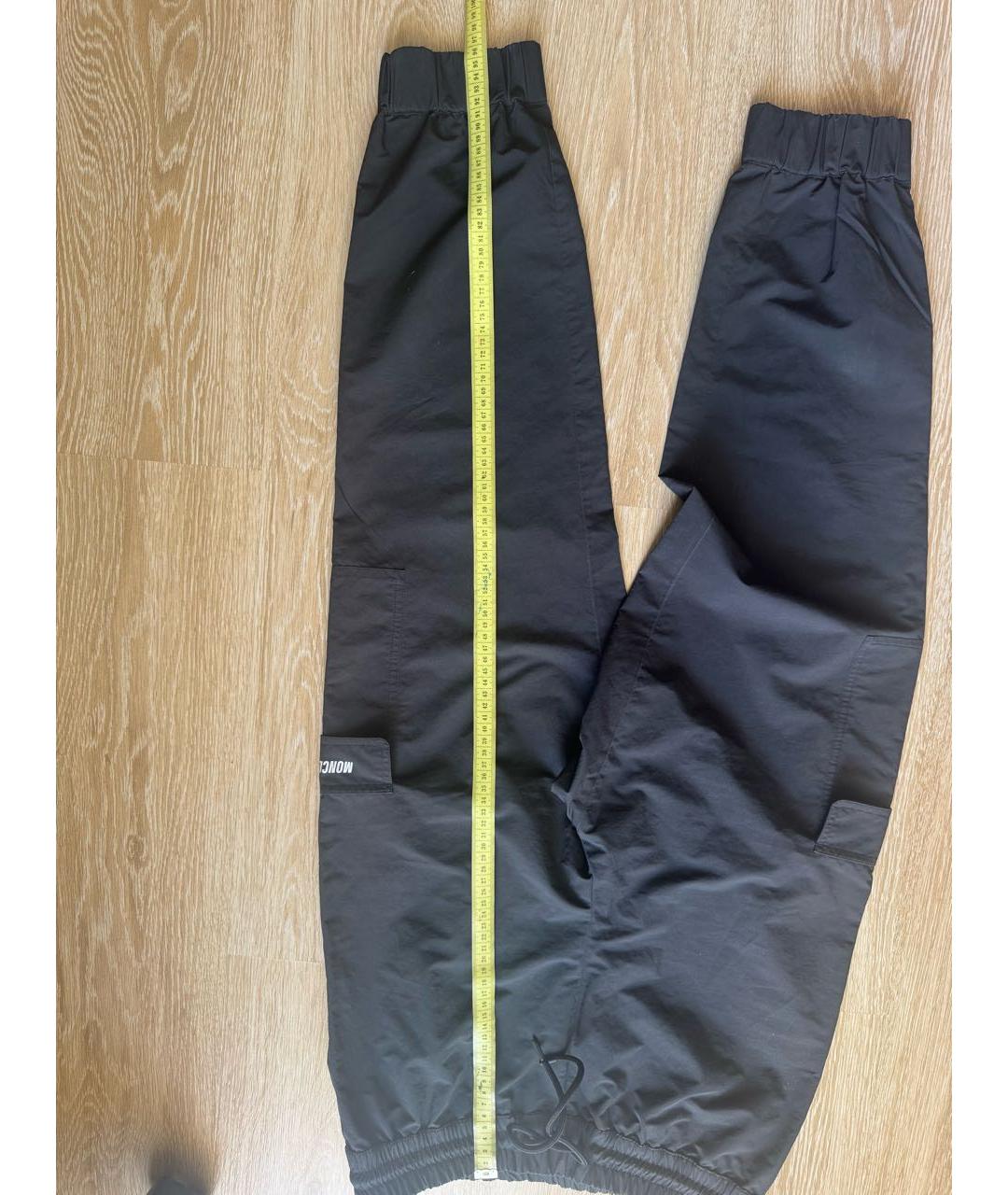 MONCLER GRENOBLE Черные полиэстеровые спортивные брюки и шорты, фото 8