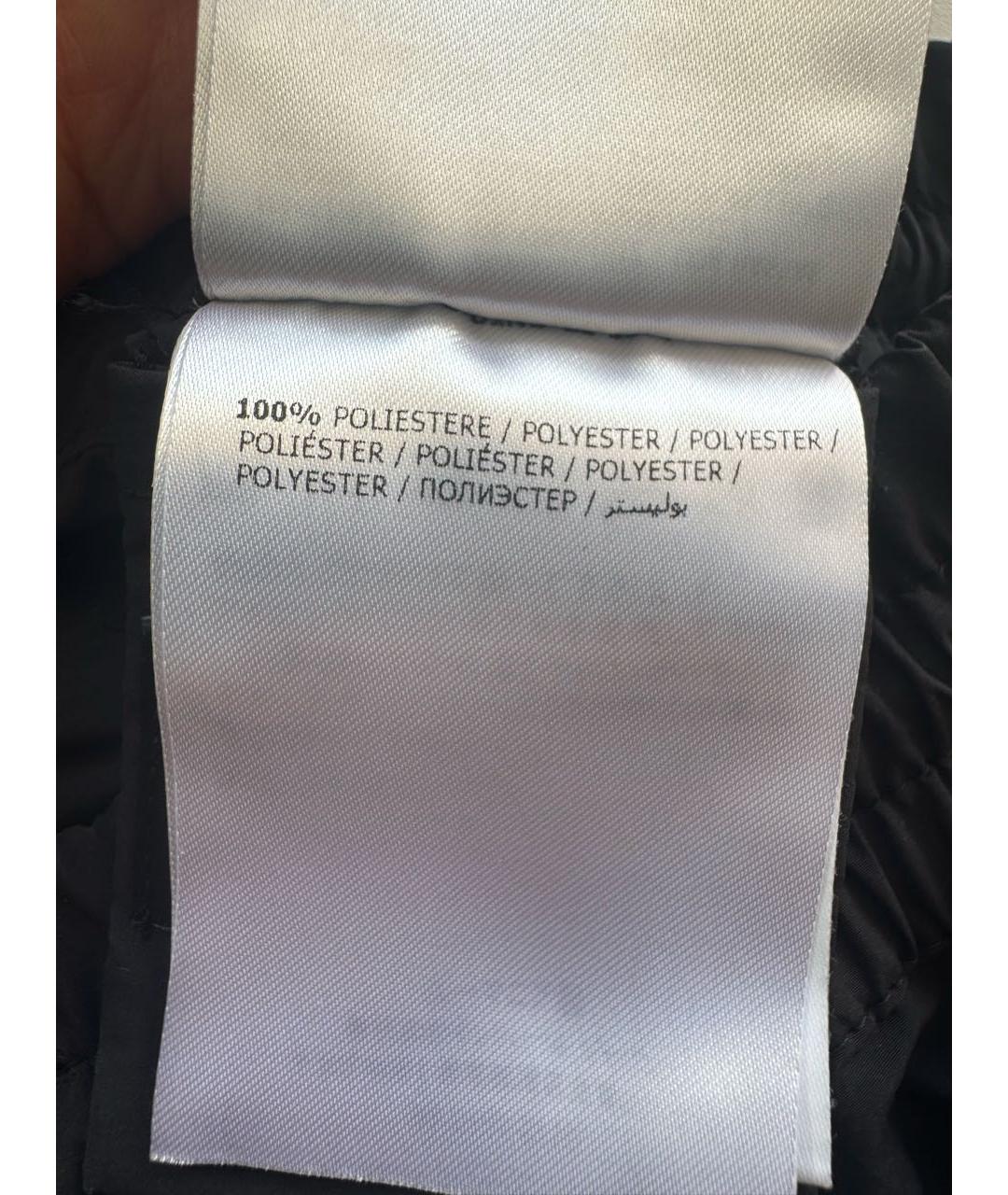 MONCLER GRENOBLE Черные полиэстеровые спортивные брюки и шорты, фото 6