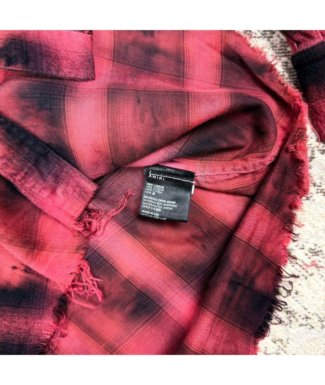 AMIRI Мульти хлопковая кэжуал рубашка, фото 4