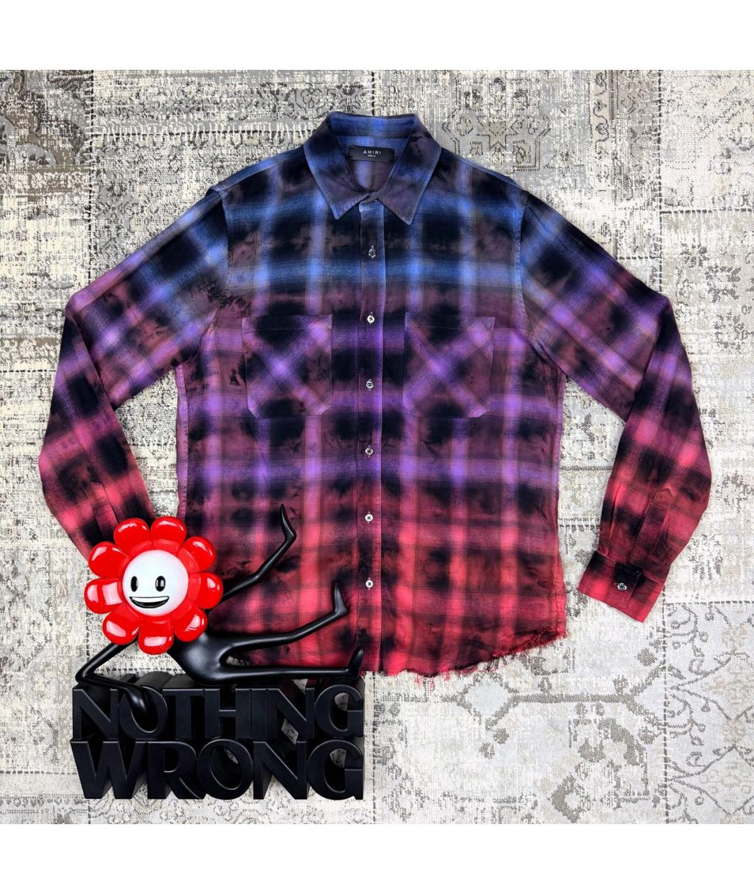 AMIRI Мульти хлопковая кэжуал рубашка, фото 5