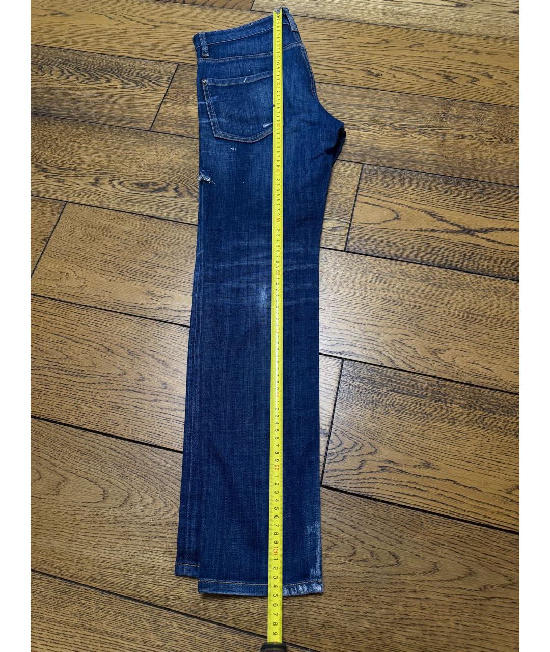 DSQUARED2 Темно-синие джинсы скинни, фото 6