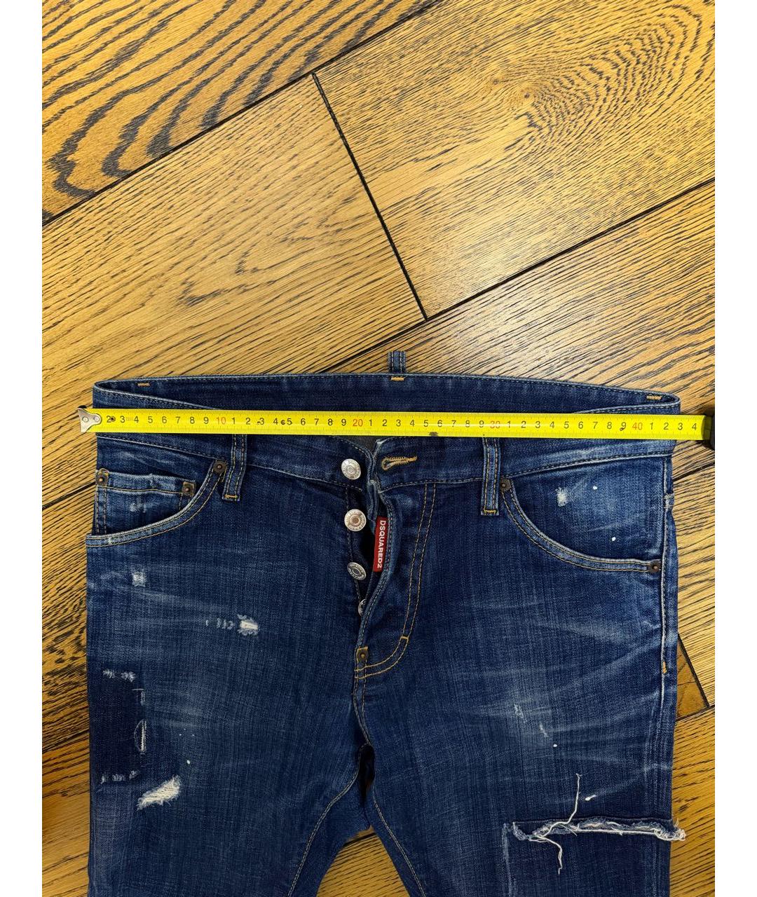 DSQUARED2 Темно-синие джинсы скинни, фото 5