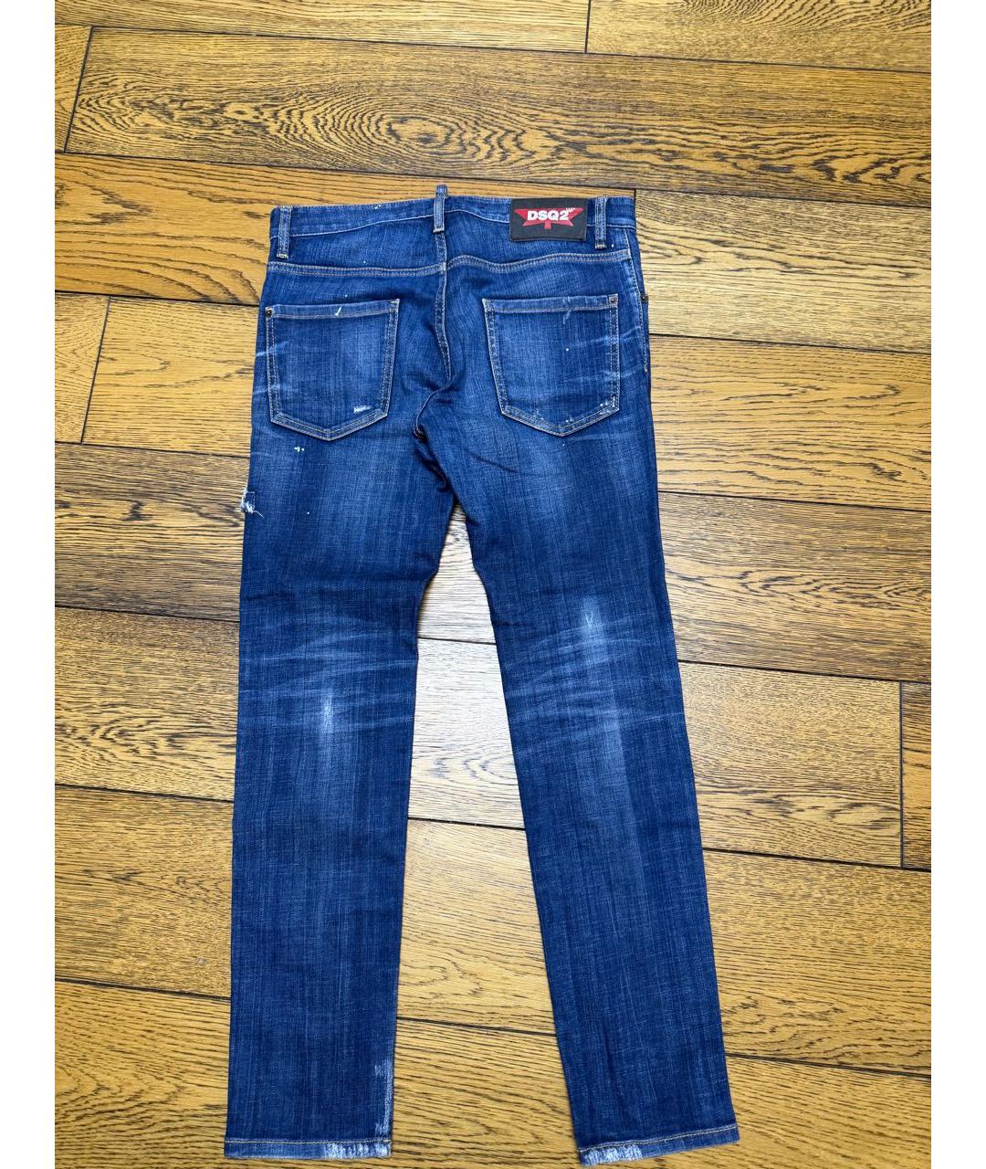 DSQUARED2 Темно-синие джинсы скинни, фото 2