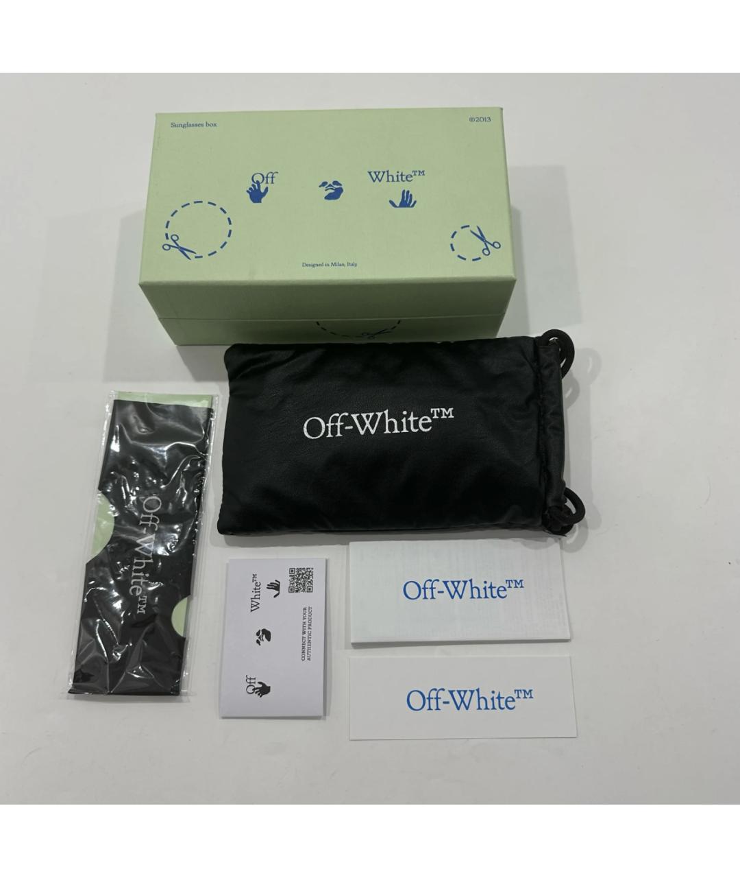 OFF-WHITE Мульти пластиковые солнцезащитные очки, фото 5