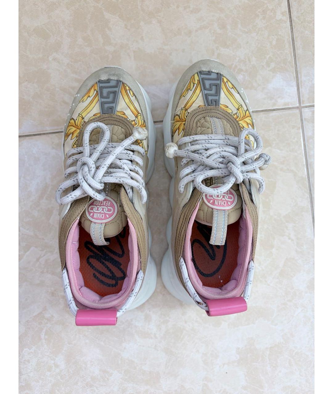 VERSACE Текстильные кроссовки, фото 3