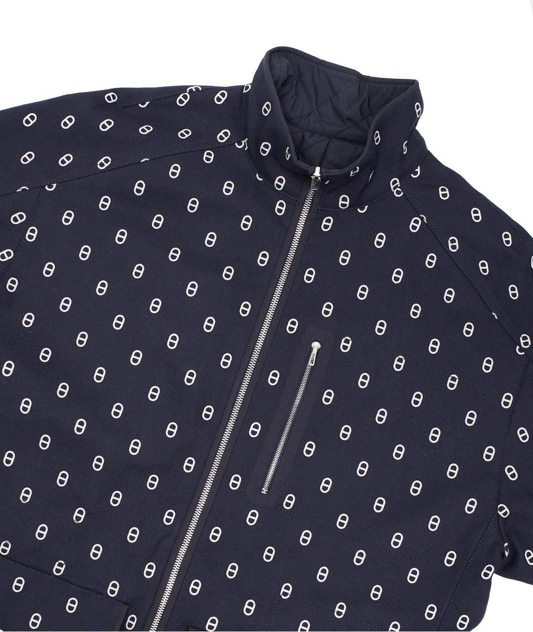 HERMES Синяя хлопковая куртка, фото 7