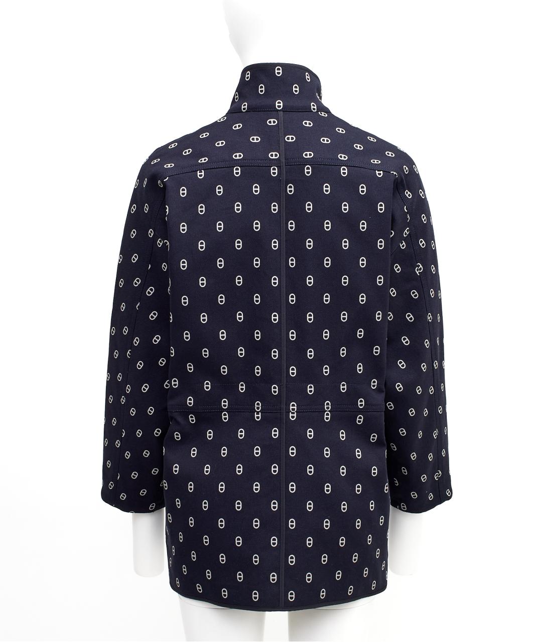 HERMES Синяя хлопковая куртка, фото 2