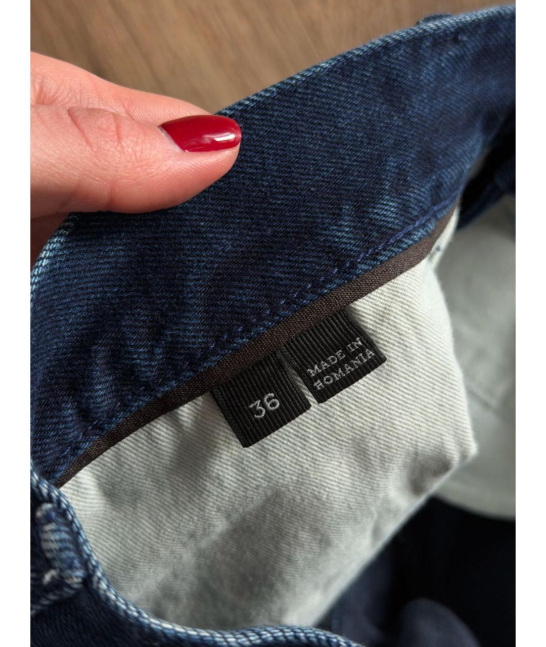 ERMENEGILDO ZEGNA XXX Темно-синие джинсы скинни, фото 6