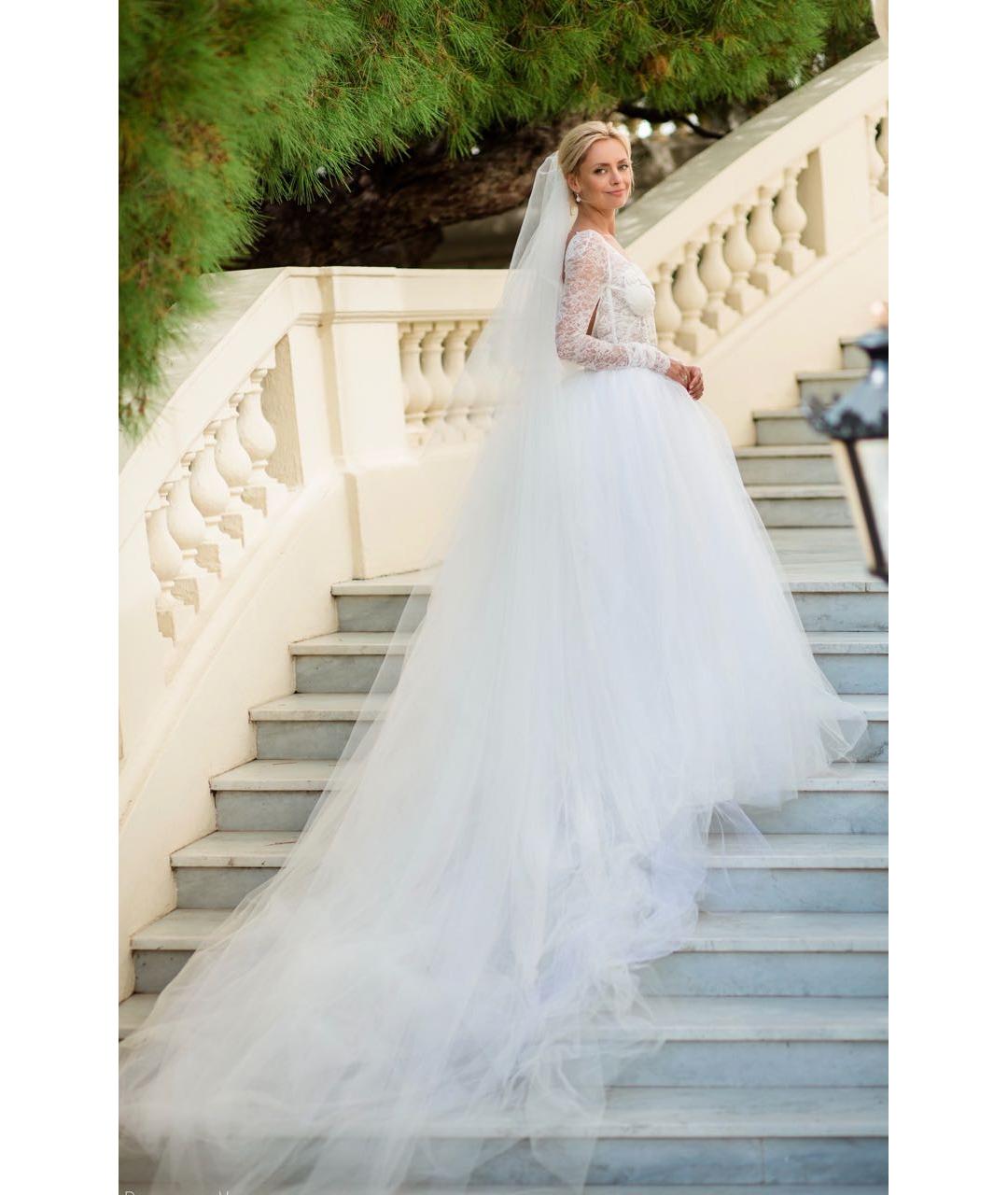 VERA WANG Белое свадебное платье, фото 2