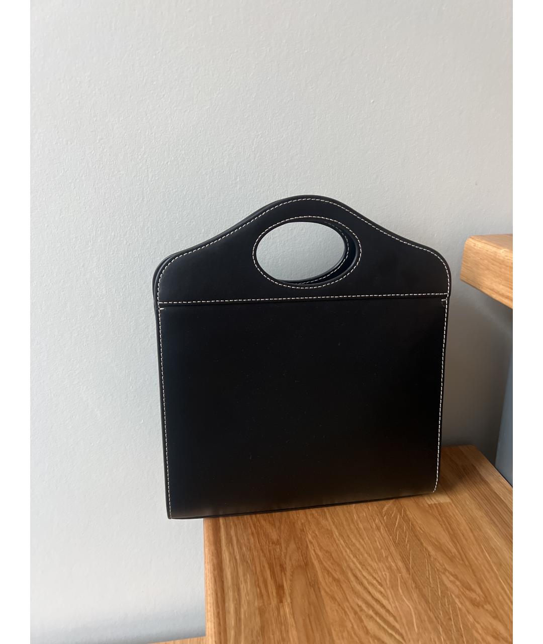 BURBERRY Черный кожаный рюкзак, фото 3