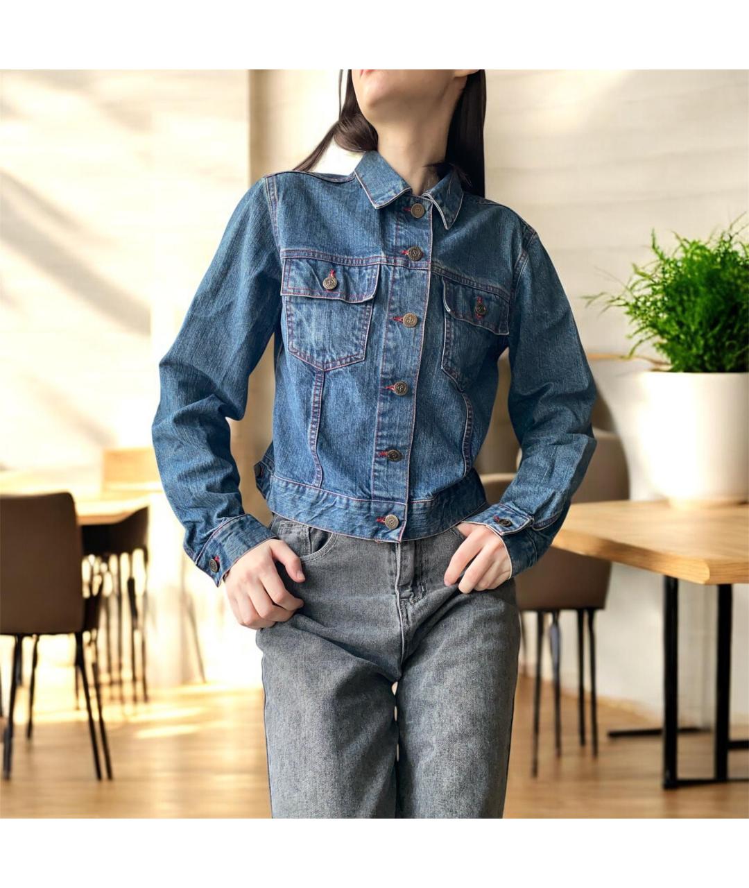 DOLCE&GABBANA Синяя деним куртка, фото 7