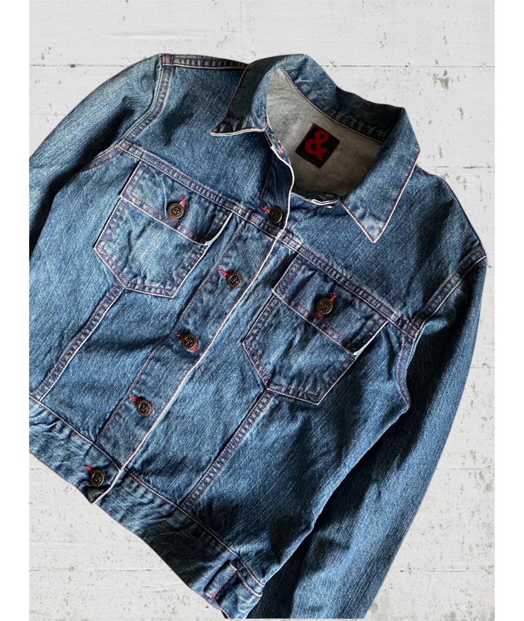 DOLCE&GABBANA Синяя деним куртка, фото 6