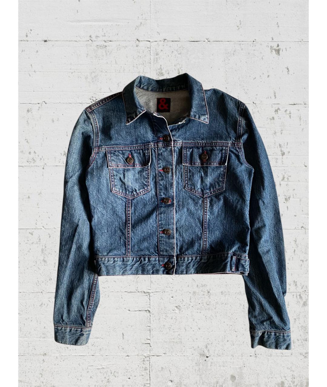 DOLCE&GABBANA Синяя деним куртка, фото 10