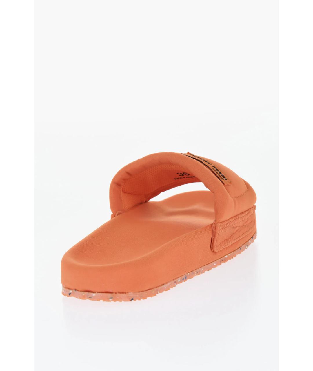 HERON PRESTON Оранжевое текстильные шлепанцы, фото 3
