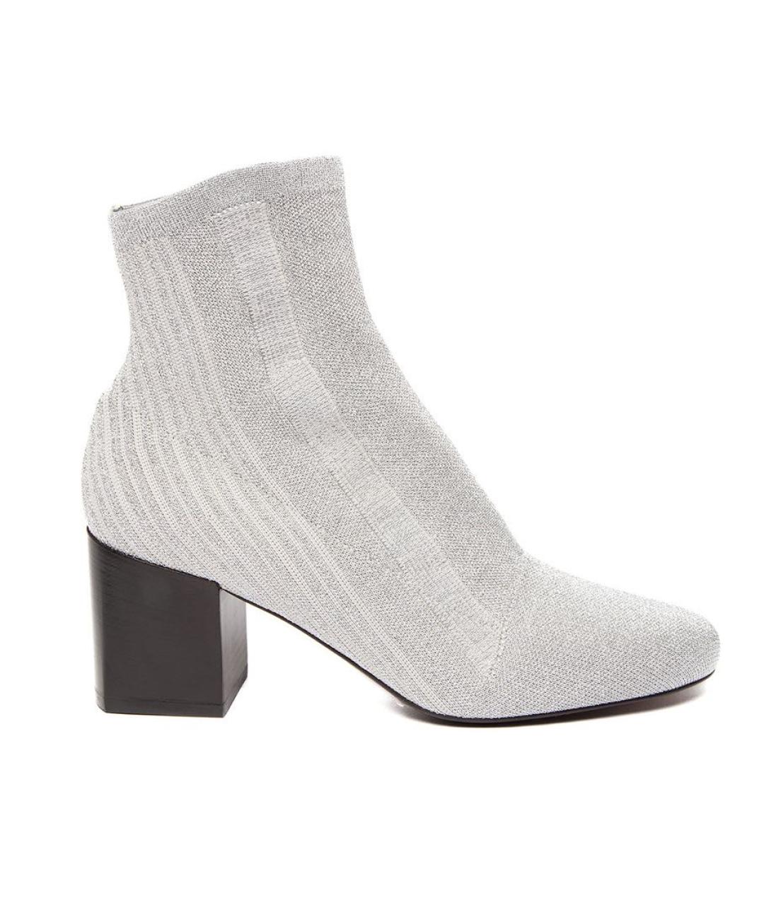 SPORTMAX Серебряные ботильоны, фото 8