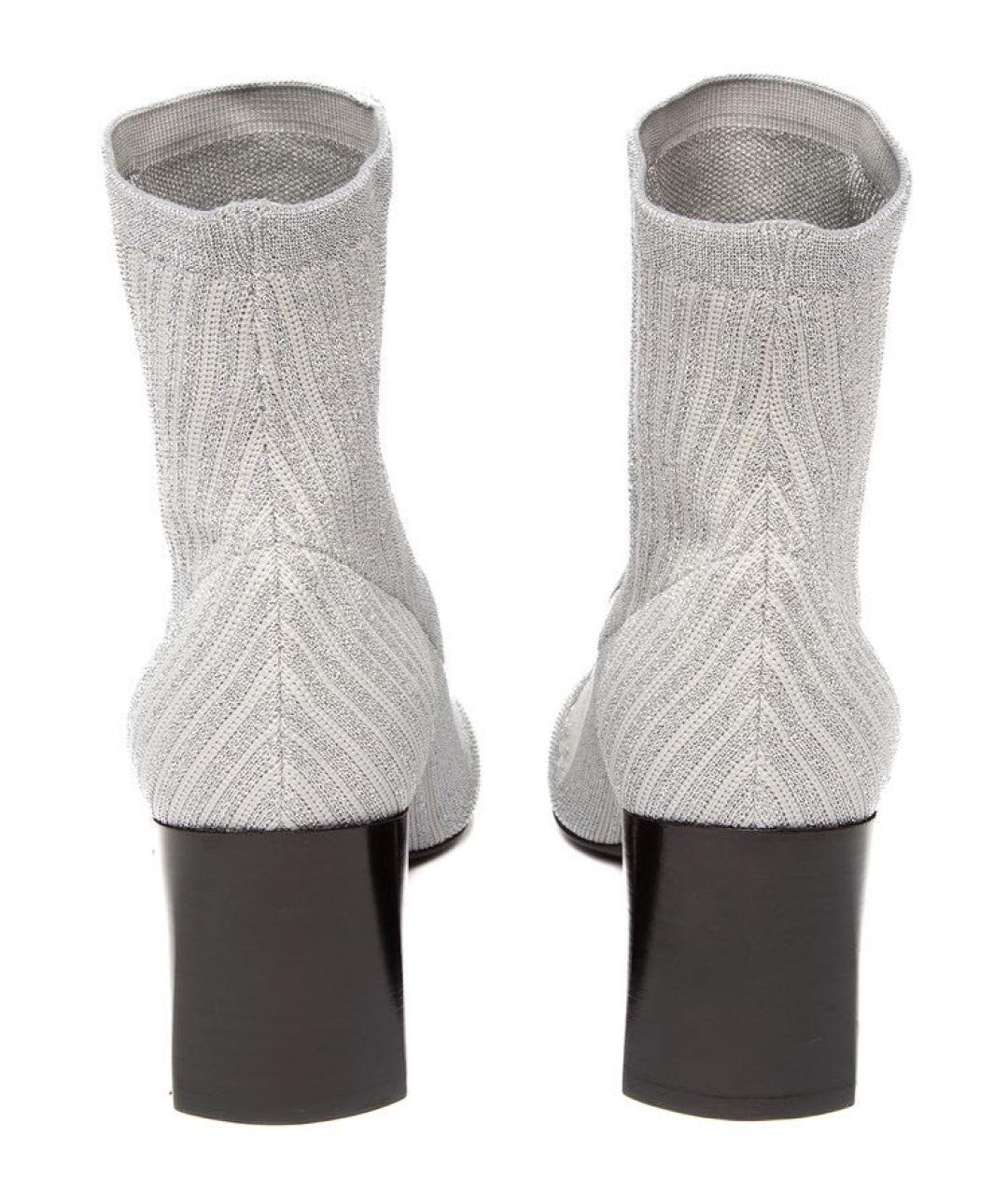 SPORTMAX Серебряные ботильоны, фото 4