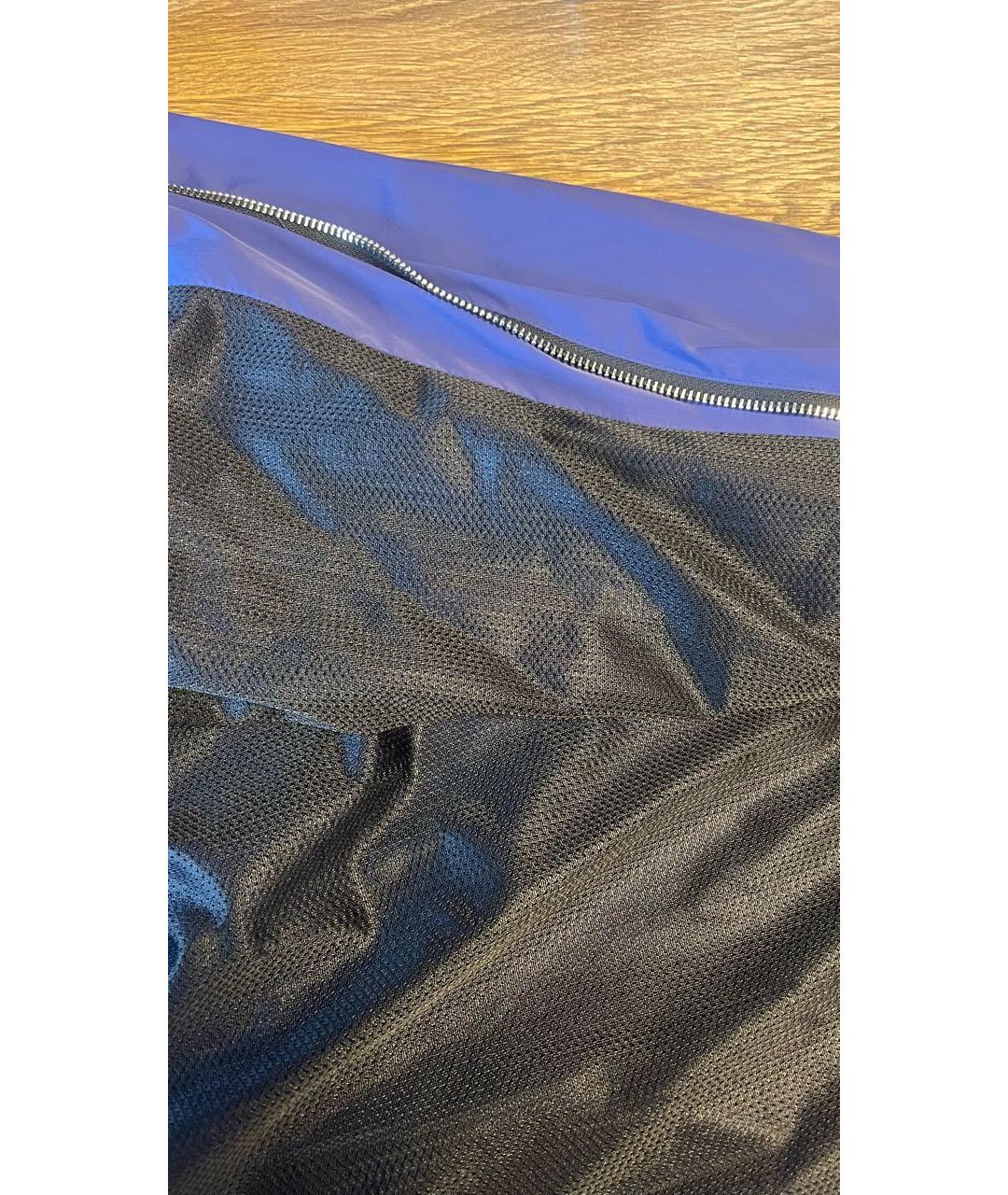 PRADA Синяя полиэстеровая куртка, фото 2