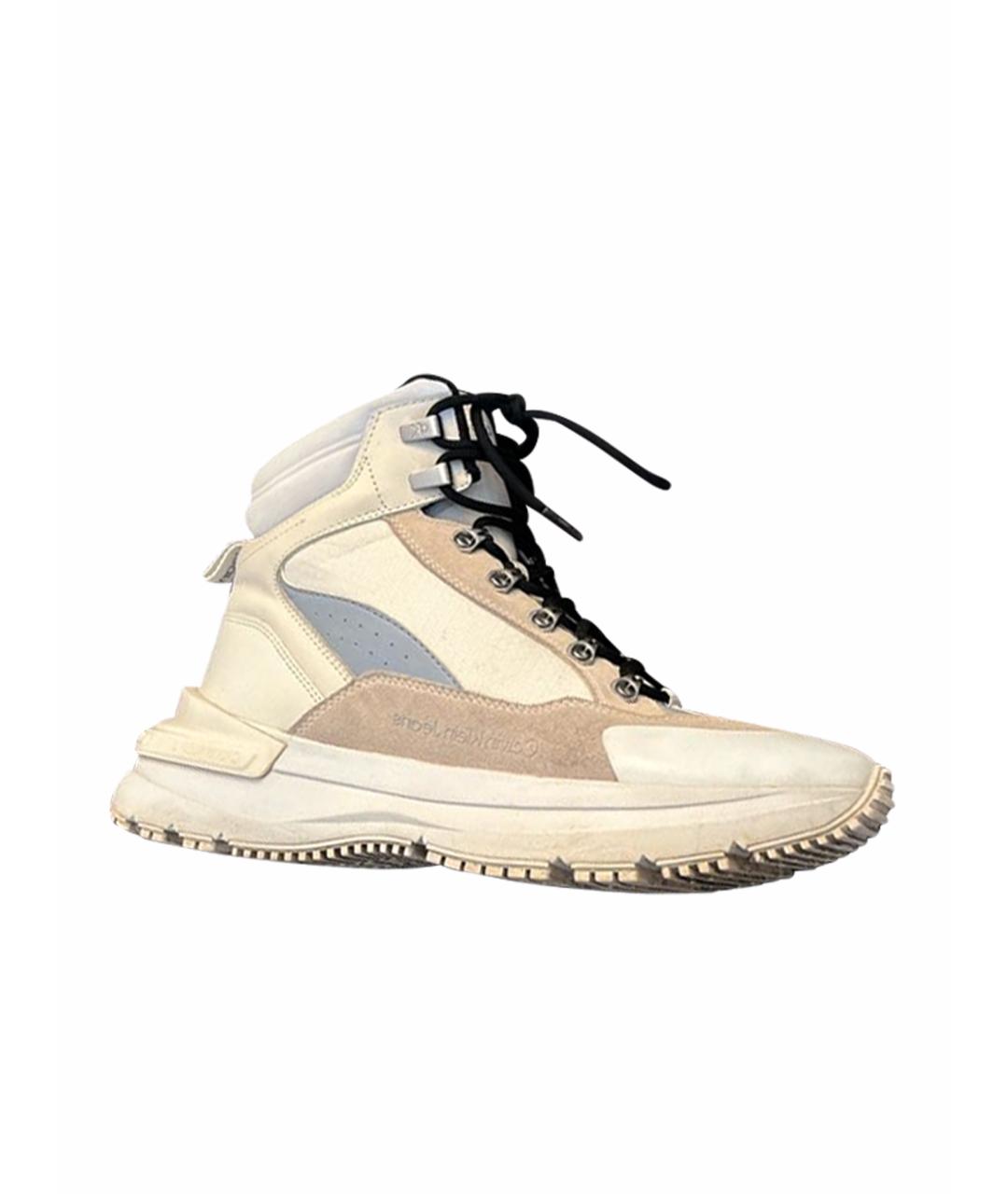 CALVIN KLEIN Белые ботинки из искусственной кожи, фото 1