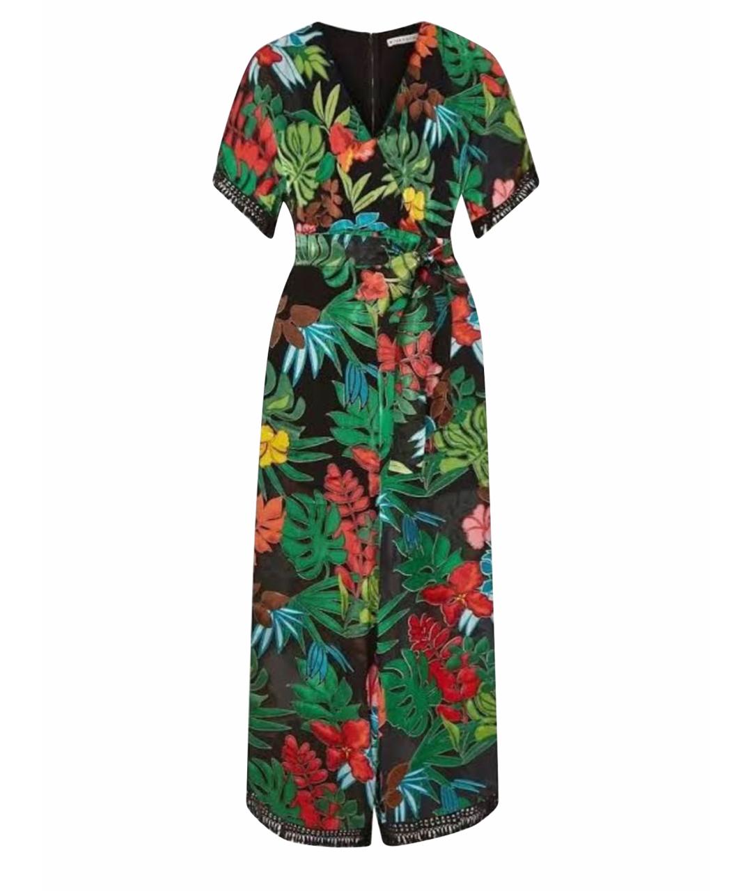 ALICE+OLIVIA Мульти шелковый комбинезон, фото 1