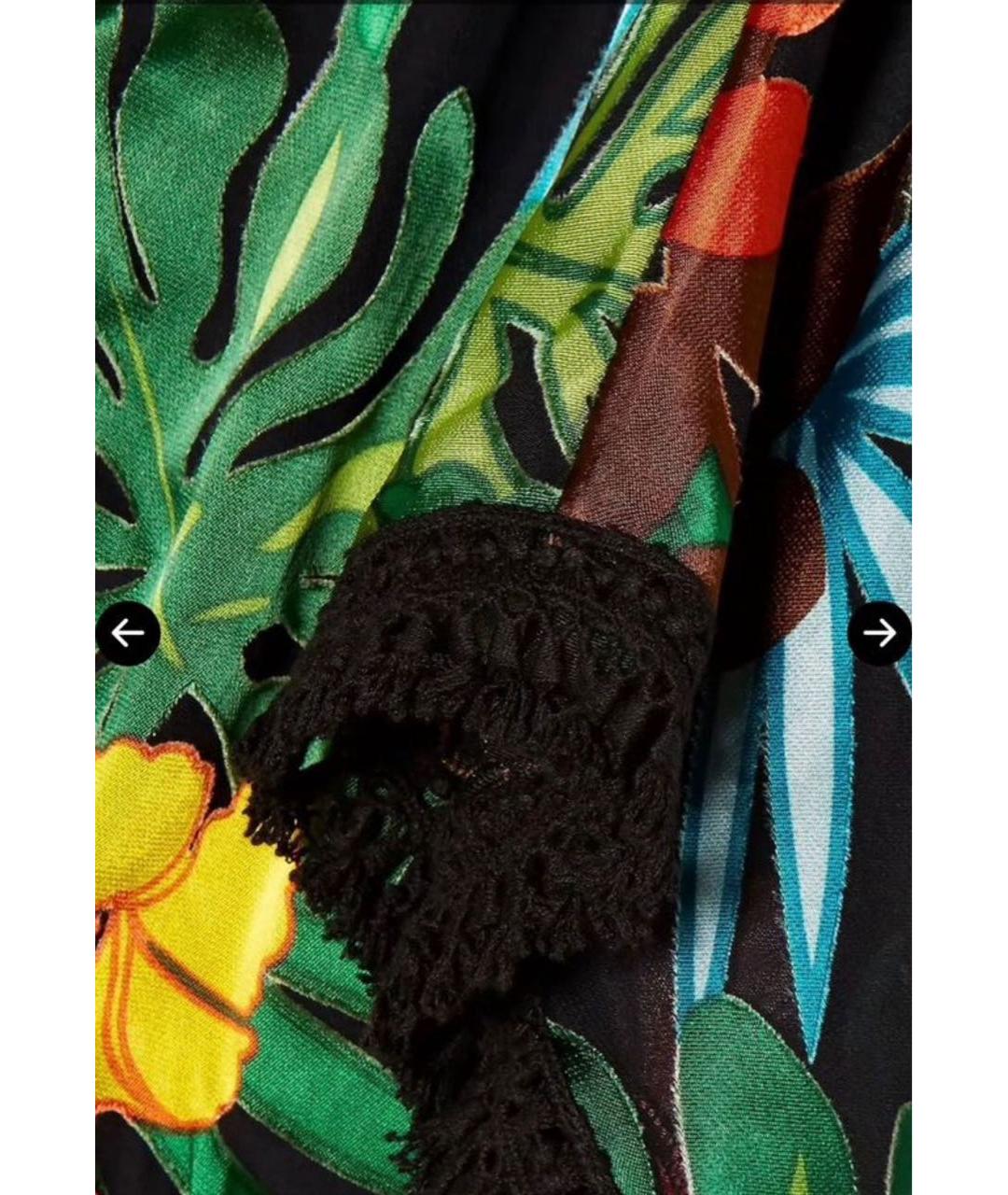 ALICE+OLIVIA Мульти шелковый комбинезон, фото 4