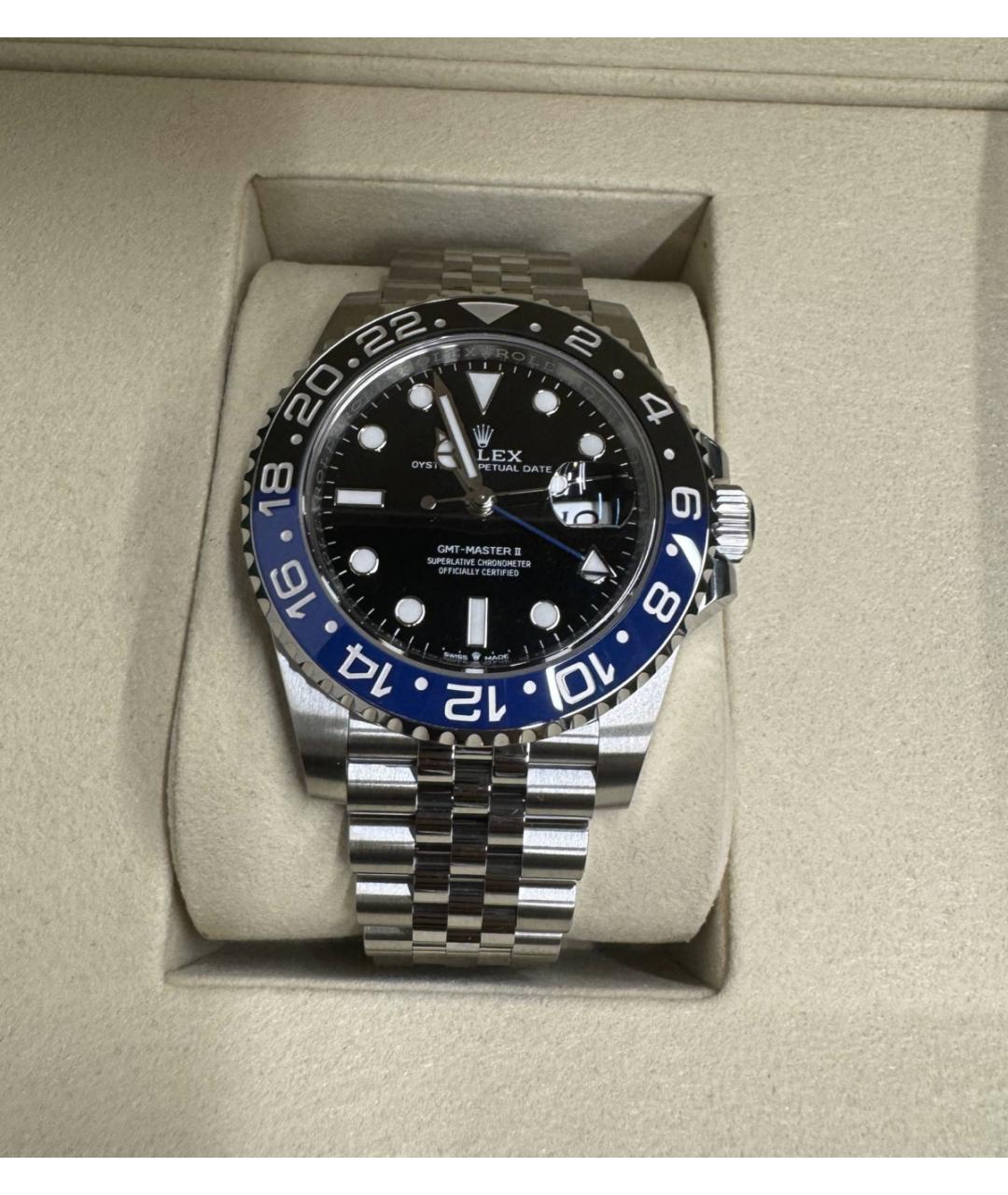 ROLEX Серые металлические часы, фото 2