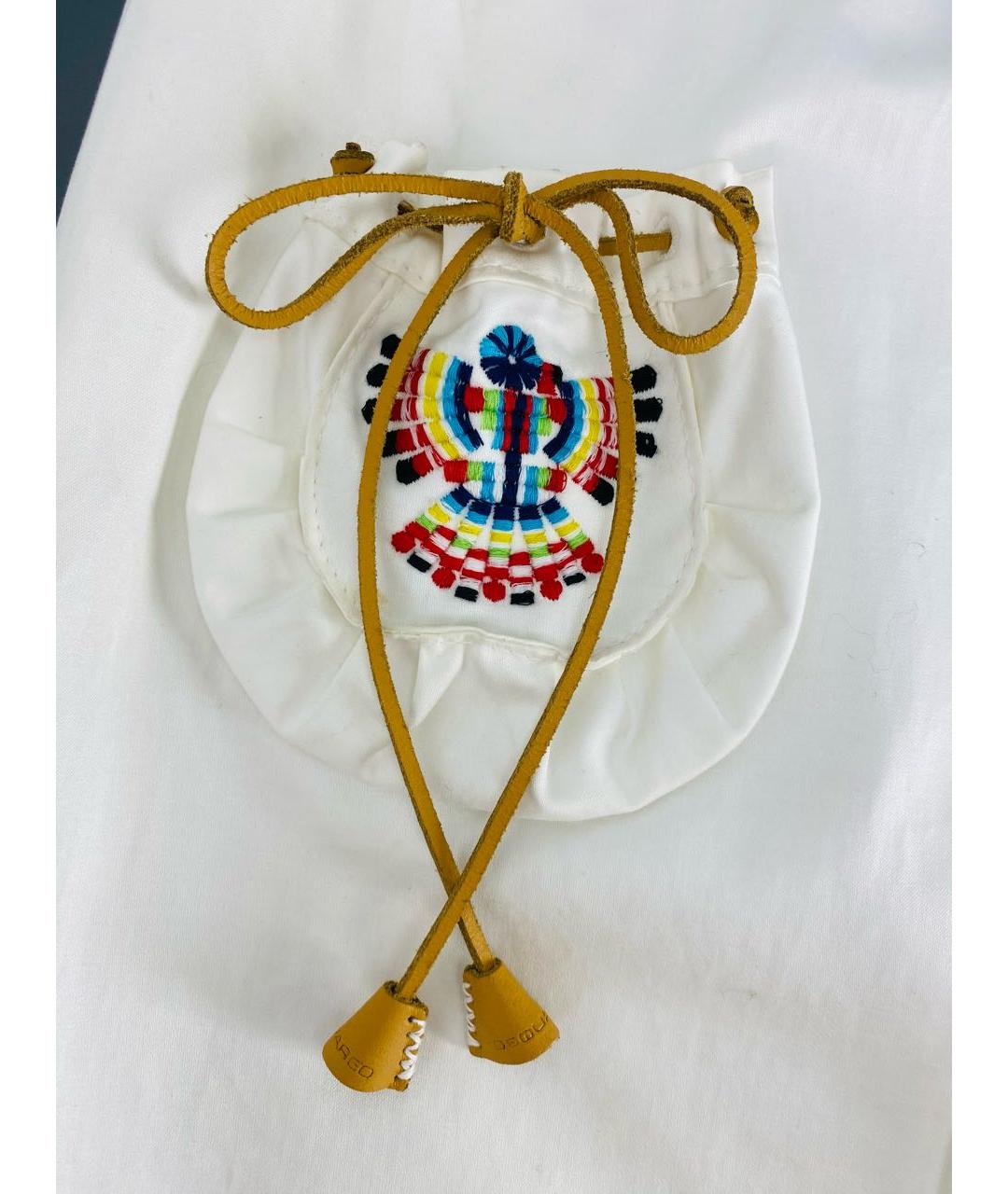 DSQUARED2 Белый хлопковый сарафан, фото 7