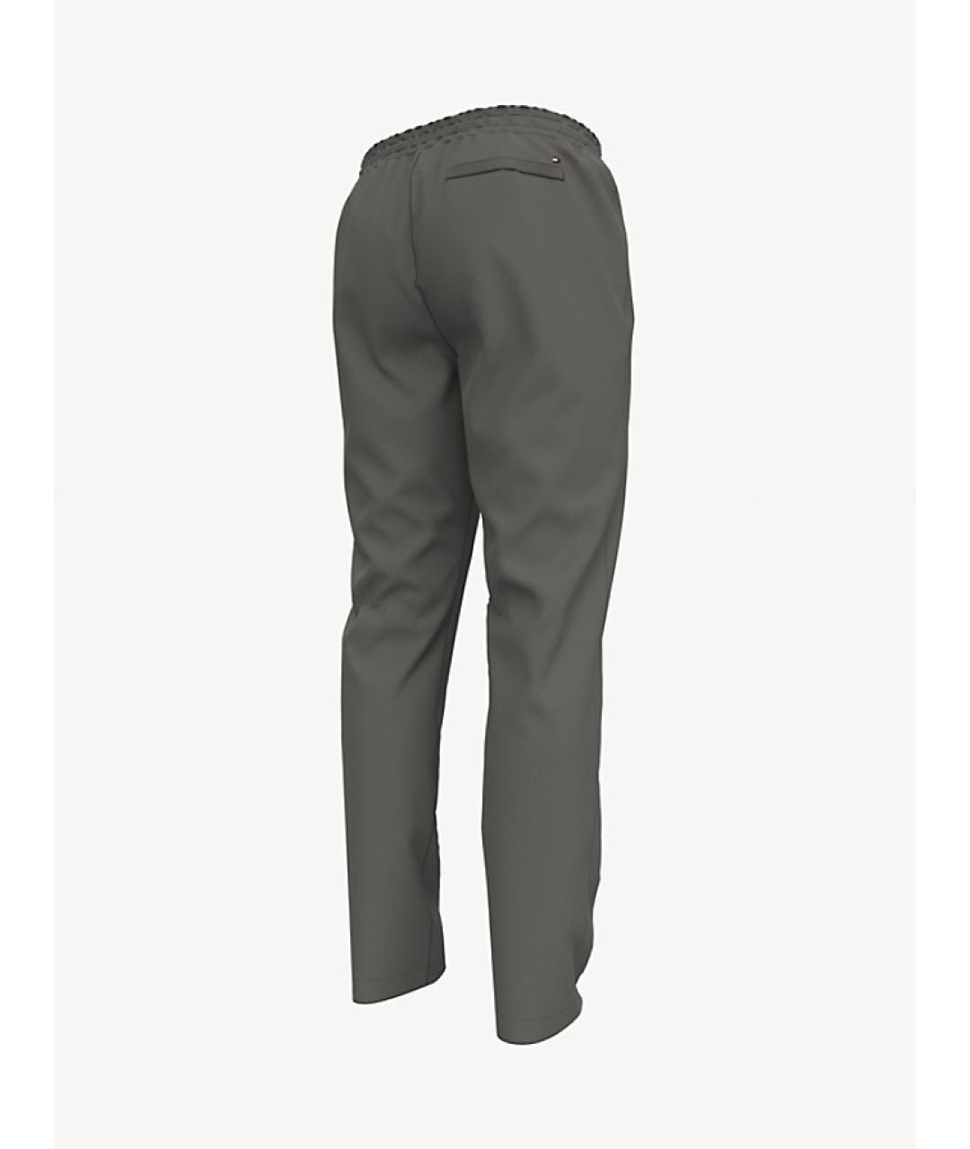 TOMMY HILFIGER Серые хлопковые повседневные брюки, фото 2