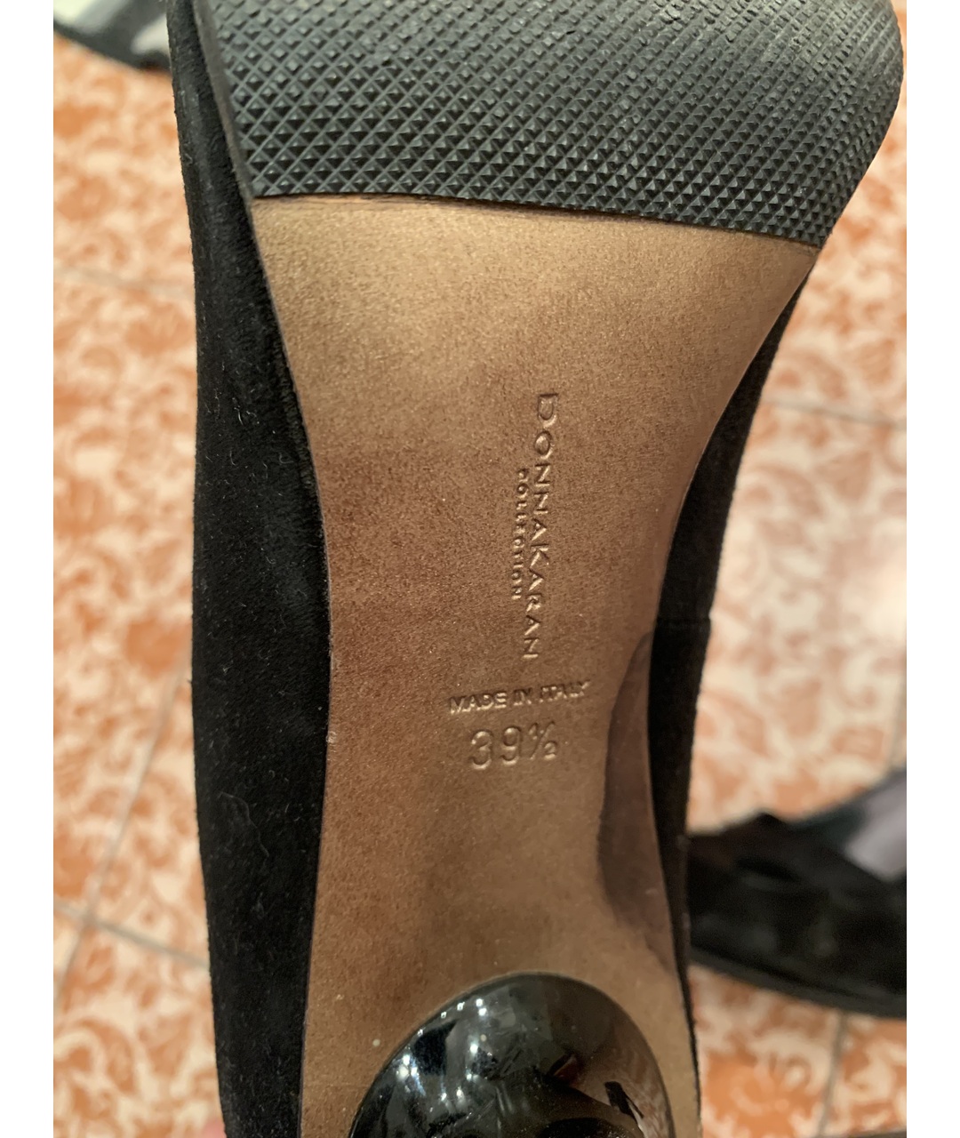 DKNY Черные замшевые туфли, фото 3