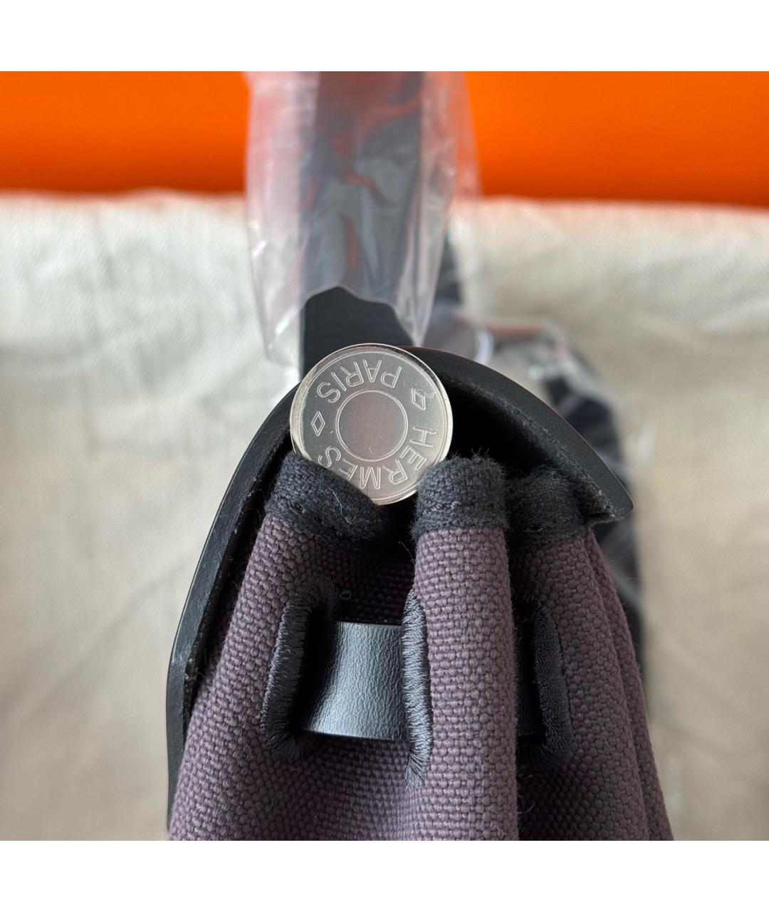 HERMES Фиолетовая кожаная сумка через плечо, фото 6