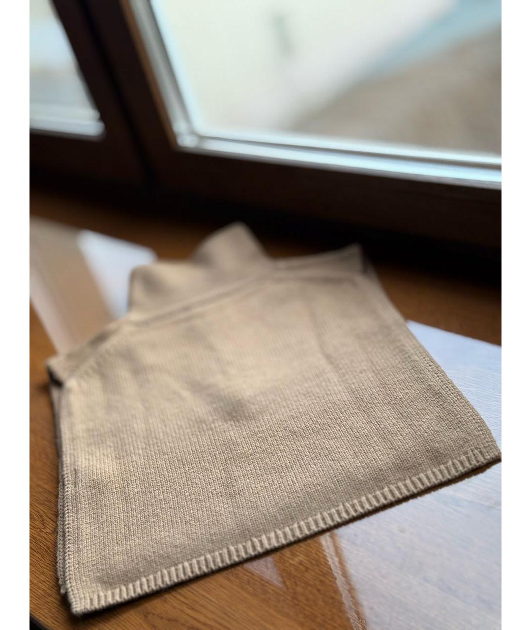 12 STOREEZ Бежевый шерстяной воротник, фото 4