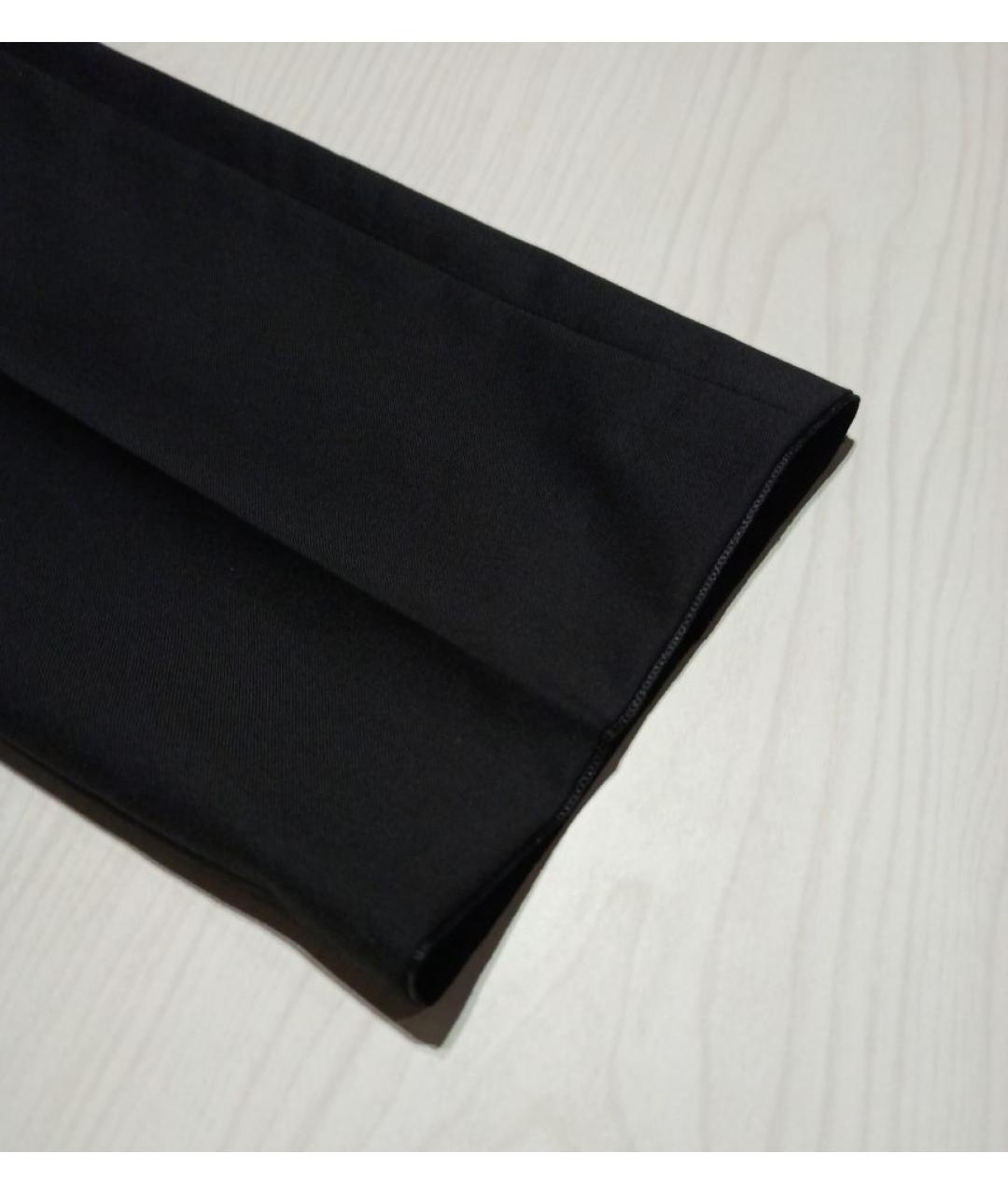 HUGO BOSS Черные шерстяные классические брюки, фото 7