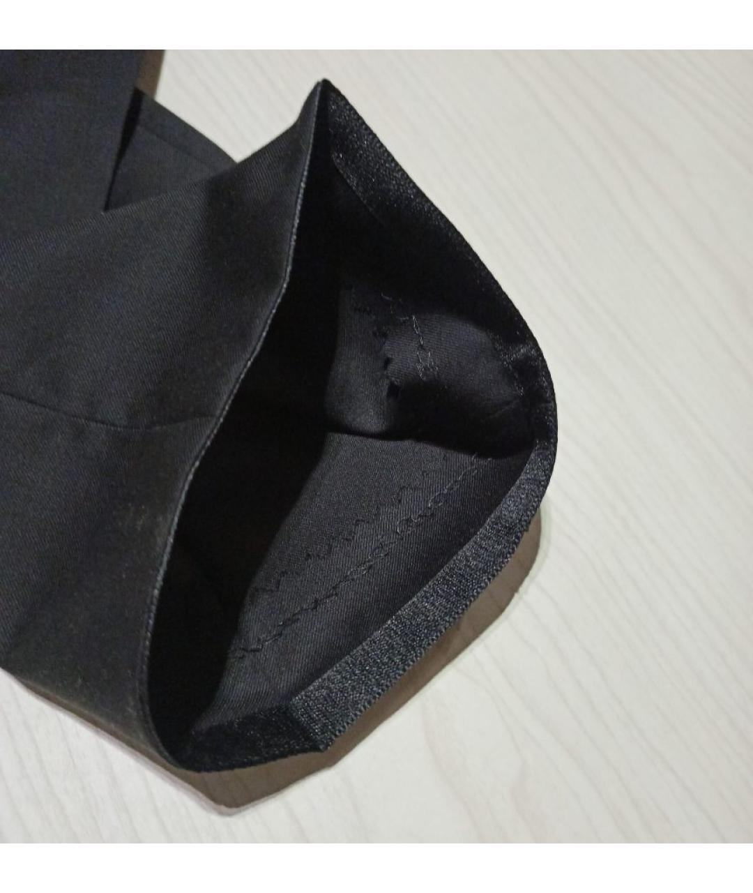 HUGO BOSS Черные шерстяные классические брюки, фото 8