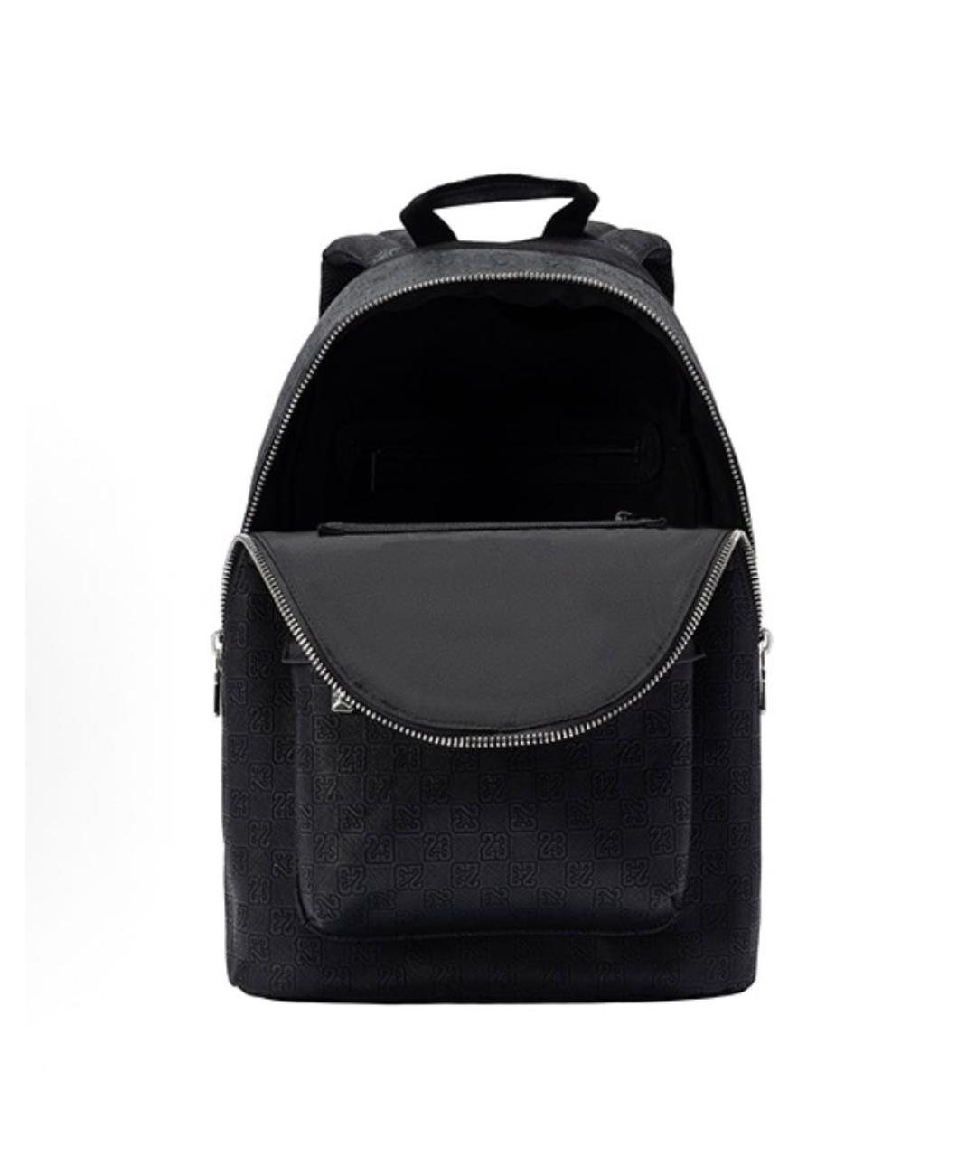 JORDAN Черный кожаный рюкзак, фото 4