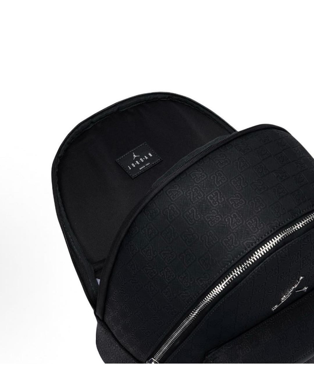 JORDAN Черный кожаный рюкзак, фото 6