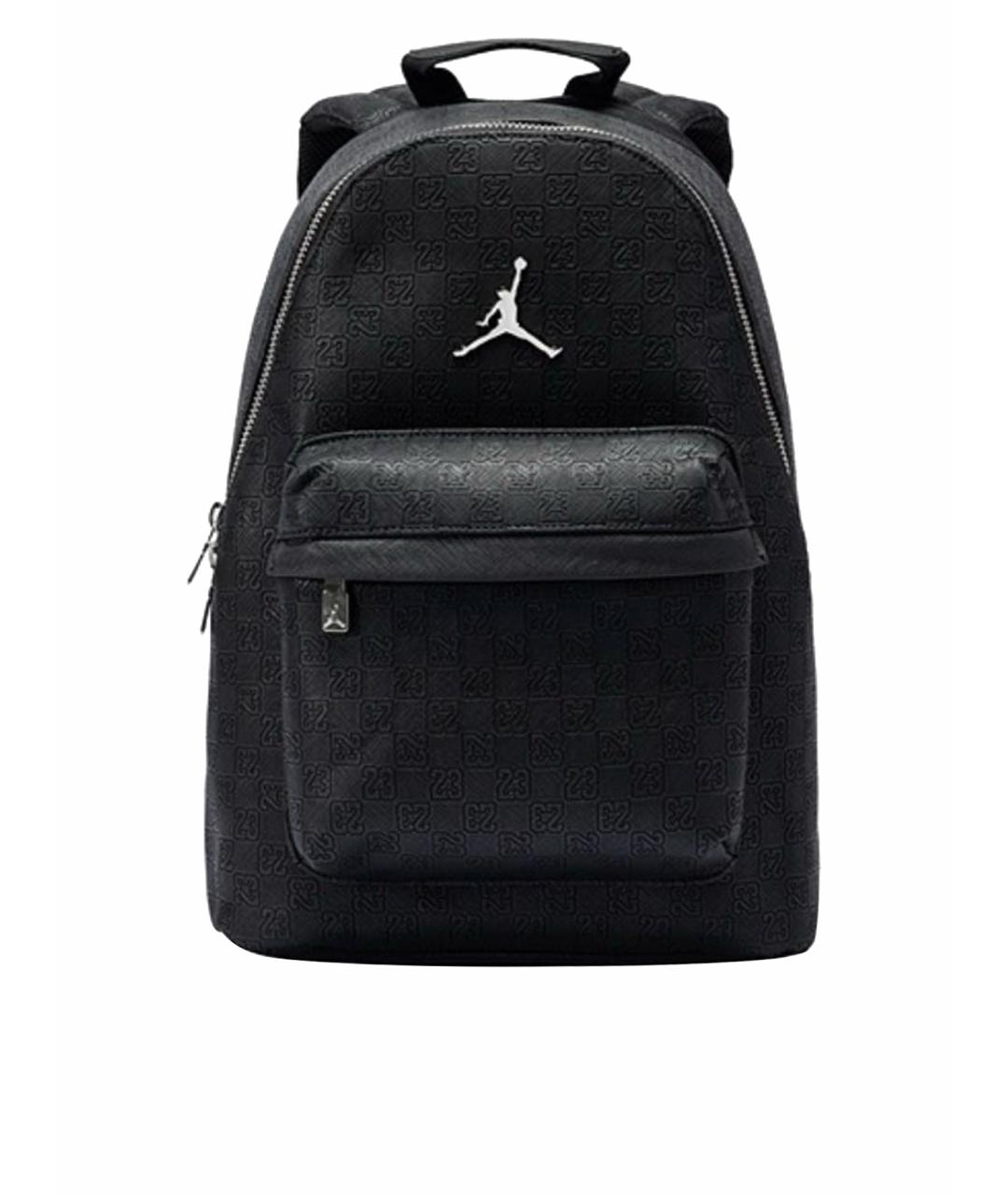 JORDAN Черный кожаный рюкзак, фото 1