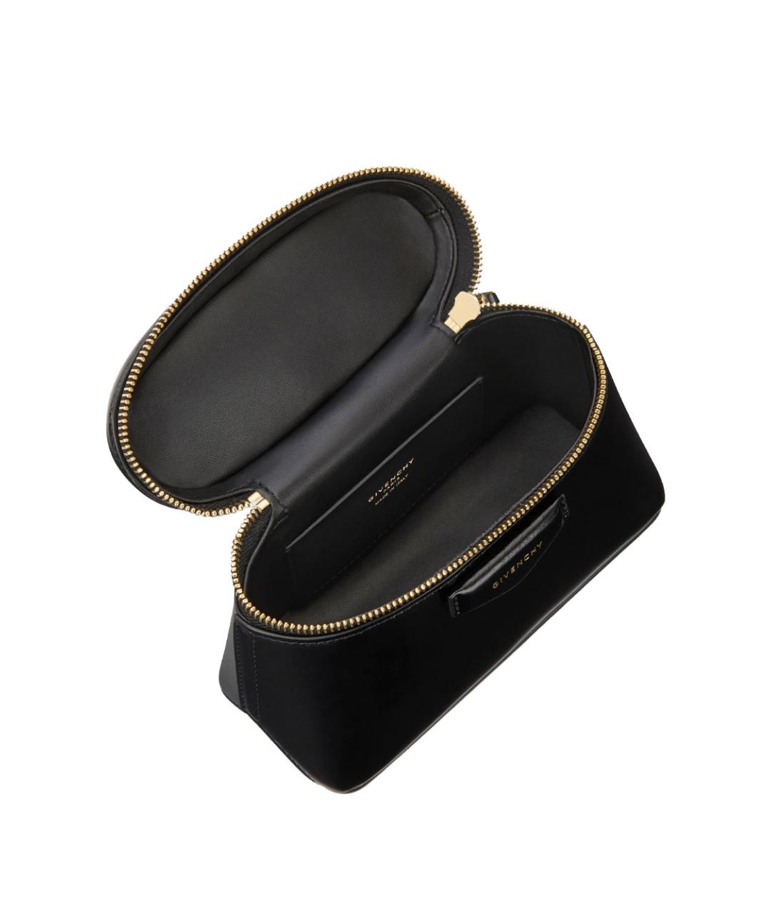 GIVENCHY Черная кожаная сумка с короткими ручками, фото 5