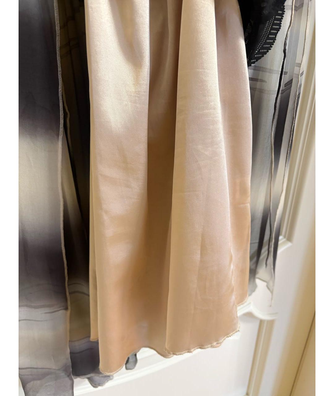 BLUMARINE Антрацитовое шифоновое вечернее платье, фото 8