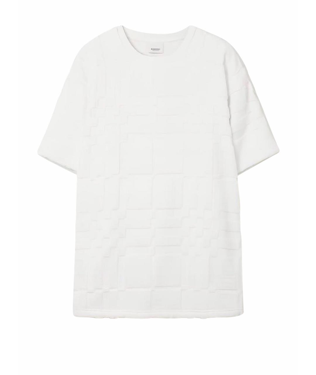 BURBERRY Белая хлопковая футболка, фото 1