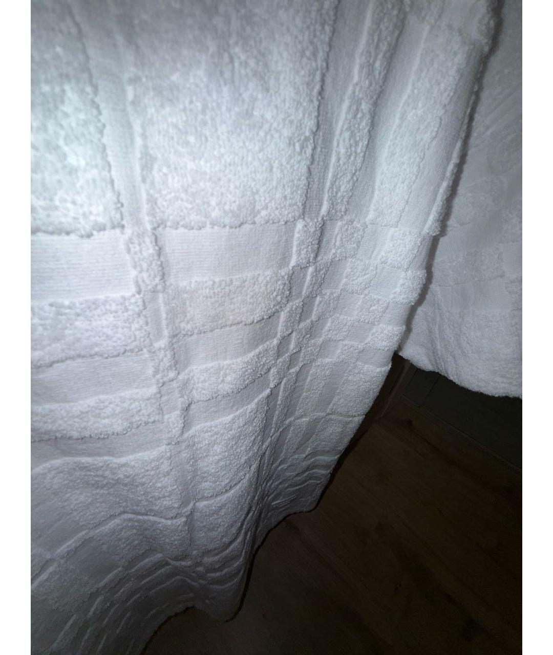 BURBERRY Белая хлопковая футболка, фото 4