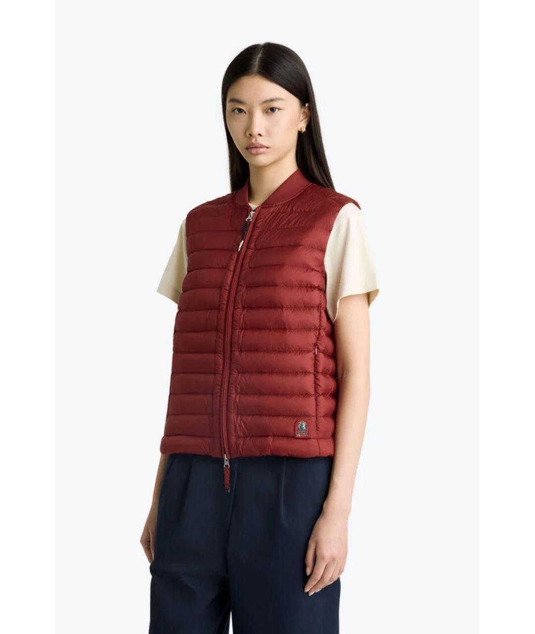 PARAJUMPERS Бордовый жилет, фото 4