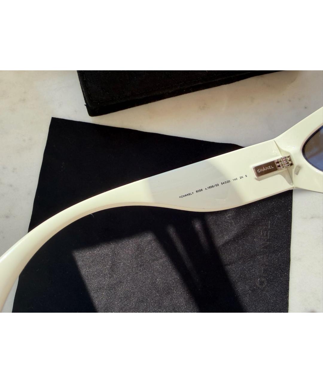 CHANEL Черные пластиковые солнцезащитные очки, фото 5