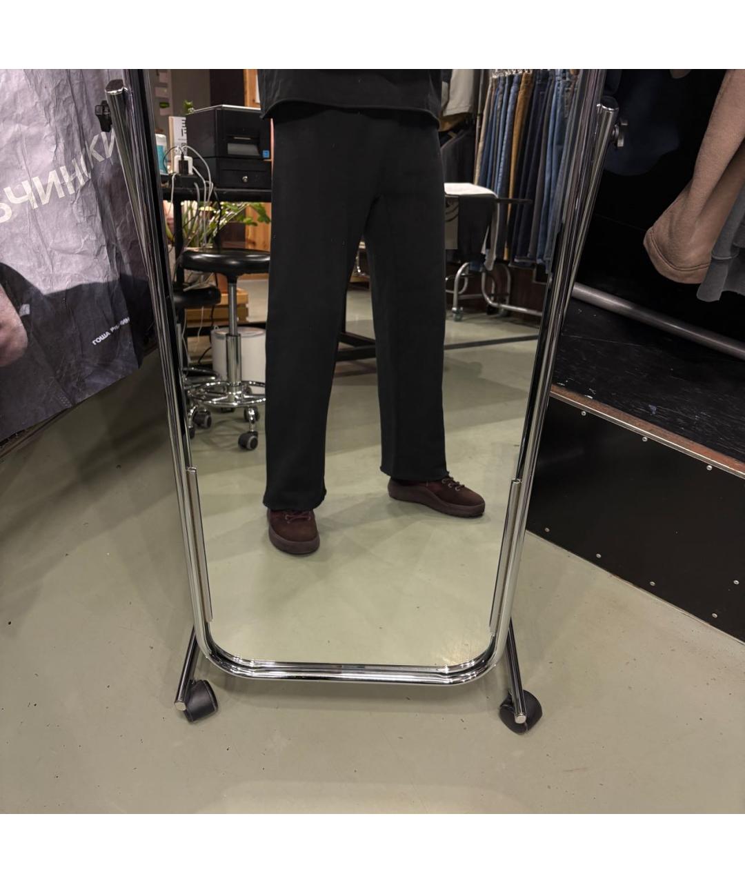 YEEZY Черные хлопковые повседневные брюки, фото 2