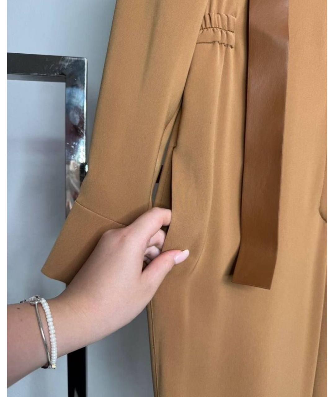 MAX MARA STUDIO Бежевый комбинезон, фото 6