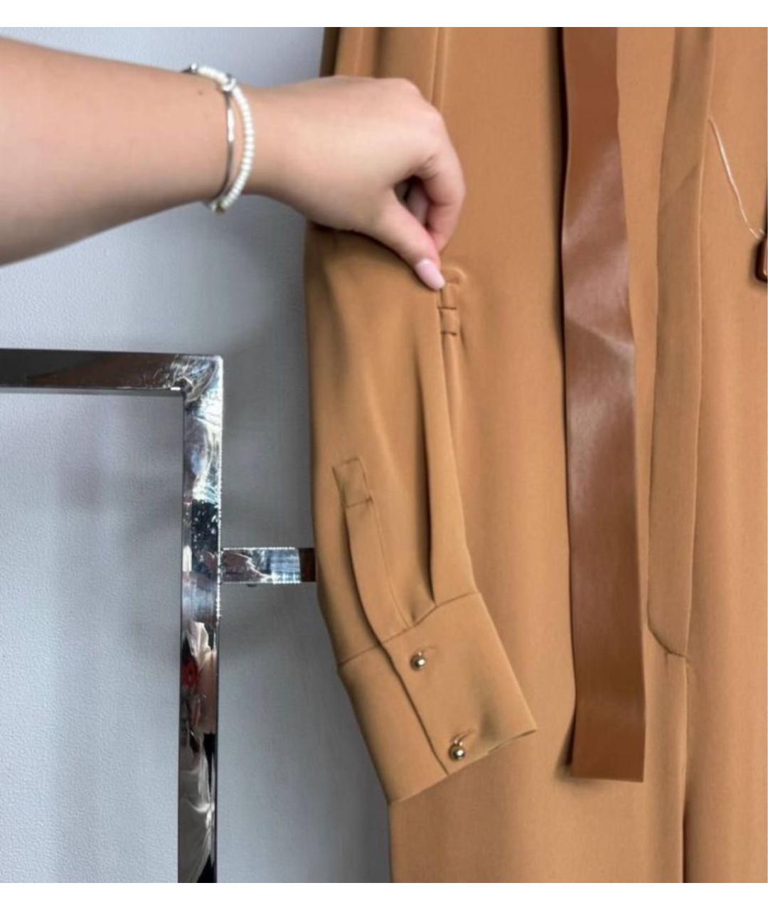 MAX MARA STUDIO Бежевый комбинезон, фото 8