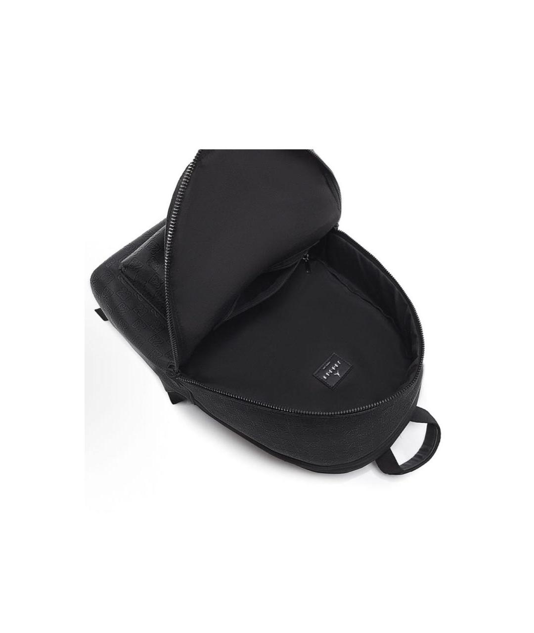 JORDAN Черный кожаный рюкзак, фото 5