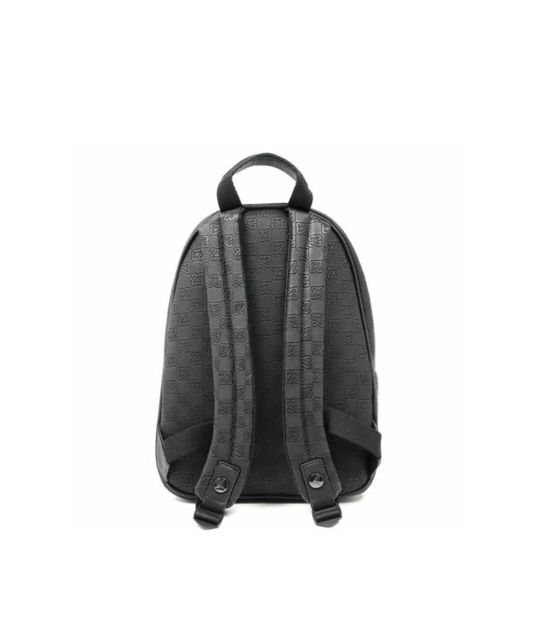 JORDAN Черный кожаный рюкзак, фото 3